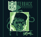 NFL Quarterback Club back cover for GameBoy